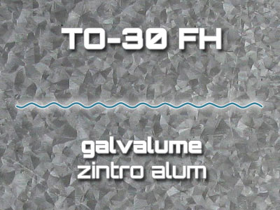 Lámina Acanalada TO-30 FH Galvalume Zintro Alum