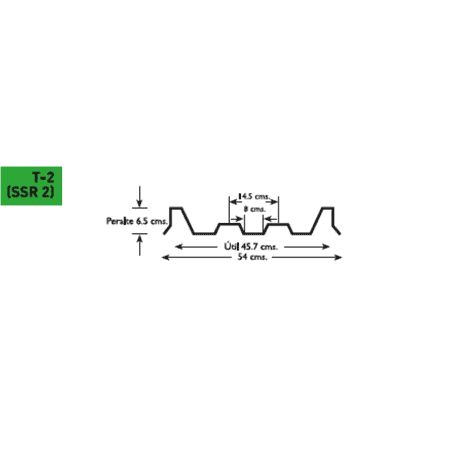 Lámina poliester Poliacryl tipo T 2 SSR 2 para KR 18