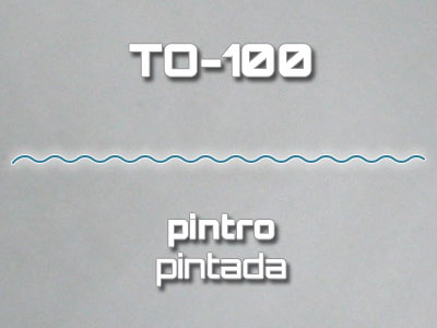Lámina Acanalada TO-100 Pintro Pintada